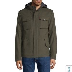 Men’s Levi green winter coat